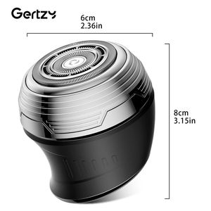 Waterproof IPX6 Mens Bald Barber Hair <b>Shaver</b> Set Rechargeable Portable One Head Rotatory Type-C Male This Is an O - Product Image 5