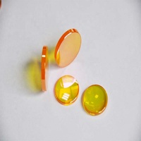 ZnSe jaune Transparent rond maison impression inde industrielle absorption laser dycroic Focus Len