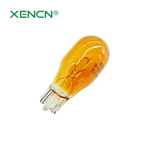 XENCN T15 21531a 12V 16W Amber halojen minyatür ampuller W2.1X9.5d otomotiv aydınlatma araba aksesuarları yardımcı lamba