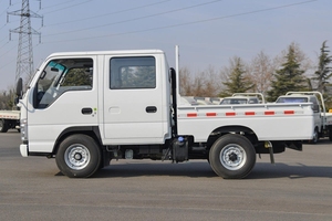 Camion Isuzu 4X2 diesel à double cabine et benne basculante, neuf et économe en carburant, pour la logistique agricole et le transport de marchandises - Product Image 2
