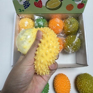 Nuevo Juguete Elástico de Fruta Durian Mini, Lindo Juguete Antiestrés de Harina para Apretar, Divertido Juguete Sensorial para Aliviar el Estrés - Product Image 4