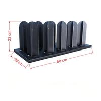 Support de présentoir de supermarché avec porte-rouleau amovible en vinyle Stockage intérieur et extérieur en métal écologique recyclable