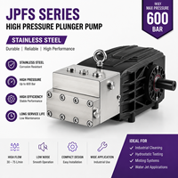 Bomba de Pistón Tríplex Industrial de Alta Presión Serie JPFS 57L/min 350Bar, Fabricada por OEM para Lavado de Autos y Pruebas de Presión Hidrostática