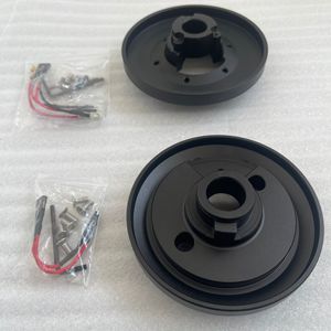 Kit d'adaptation de moyeu de volant court en aluminium noir et cuir à dégagement rapide pour E36/E39 318/325/328/840/850 M3 Z3 - Product Image 4