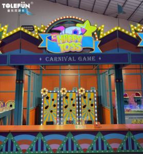 CE Tolefun Intégration LED haute performance Installation facile Points sonores Happy Toss Cornhole Sack Toss Skill Games for Theme Park - Product Image 2