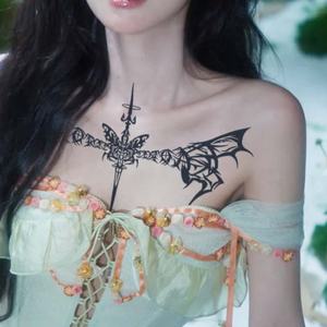 Adesivo per Tatuaggio Semi-Permanente sul Petto, Lunga Durata 7-15 Giorni, Impermeabile, Tatuaggio Simulato per Uomini e Donne - Product Image 5