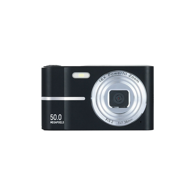 Hot Selling 4K HD CCD Digital Camera Mini Compact Card Style Entry Level Photography Device Student Home Use Gift Choice