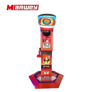 Macchina da Boxe Big Punch Marwey, Gioco Arcade a Gettoni con Premi, <span class=keywords><strong>Re</strong></span> del Martello - Product Image 5