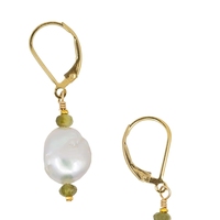 Pendientes de Perlas Color Pavo Real en Oro, Acero Inoxidable, Elegantes y a la Moda para Mujer, Regalo, Joyería para Fiestas, Venta al Por Mayor