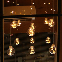 Guirlandes lumineuses Wish Ball, lumières clignotantes en forme de glaçon, lumières LED miniatures pour mariage, bar, décoration de jardin en PVC, vente en gros