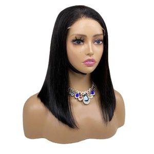 วิกผม HD 5x5 แบบปิดหน้าผาก  ทรงบ๊อบ  ผมแท้ 100%  แบบ Super Double Drawn  ไม่ต้องใช้กาว - Product Image 1