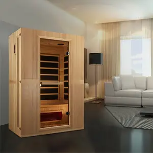 Fabrik Direkt verkauf Single Indoor Holz würfel Raum Typ Infrarot Sauna Dampfbad
