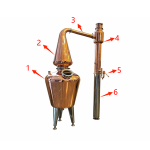 100L Copper Pot Still Destilación <span class=keywords><strong>Destilador</strong></span> <span class=keywords><strong>de</strong></span> <span class=keywords><strong>alcohol</strong></span> <span class=keywords><strong>casero</strong></span> para whisky <span class=keywords><strong>de</strong></span> malta - Product Image 6
