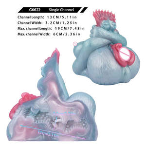 G6622 Penis-Masturbator für Männer, Fantasy-Masturbator aus Silikon mit Echter Tier-Vagina-Sexpuppe - Product Image 6