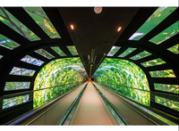 Écran LED intérieur P2 à haute fréquence de rafraîchissement, panneau LED à raccordement sans soudure, affichage LED P2 à petit pas pour salle d'exposition
