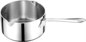 กระทะสเตนเลสสตีลที่มีความทนทานและดีไซน์สวยหรูสำหรับทุกการใช้งานในครัว - Product Image 2