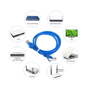Câble <span class=keywords><strong>Ethernet</strong></span> UTP réseau Cat6 <span class=keywords><strong>cordon</strong></span> de raccordement RJ 45 séparateur paire torsadée câble de raccordement pour ordinateur portable routeur pour ordinateur, imprimante, ordinateur portable - Product Image 4
