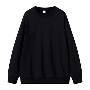 Sudadera con cuello redondo para venta al por mayor, OEM de alta calidad, jersey liso teñido, felpa, blanco, algodón, sudadera con capucha personalizada - Product Image 4