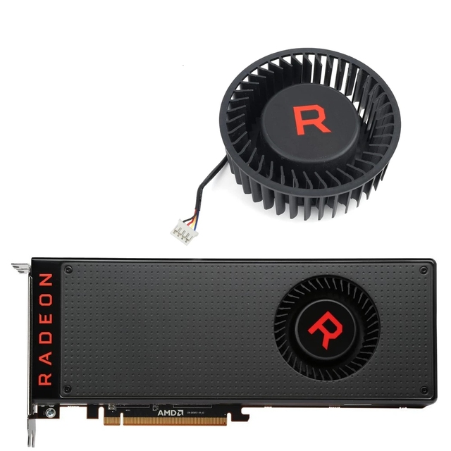 BFB1012SHA01 RX VEGA56 VEGA64 Cooler Fan For AMD BIOSTAR ASROCK Radeon RX VEGA 64 56 Phantom Gaming X Graphics Card Fan
