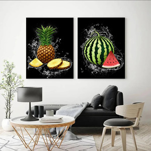 Póster e Impresiones <span class=keywords><strong>de</strong></span> Frutas Frescas Naturales, Pintura en Lienzo <span class=keywords><strong>de</strong></span> Fresas y <span class=keywords><strong>Naranjas</strong></span>, Decoración <span class=keywords><strong>de</strong></span> Cocina, Comedor, Arte <span class=keywords><strong>de</strong></span> Pared - Product Image 4