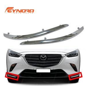 Protector de Parachoques Delantero EYNORA para <span class=keywords><strong>Mazda</strong></span> CX-<span class=keywords><strong>3</strong></span> 2019 <span class=keywords><strong>2020</strong></span> 2021, Moldura Cromada para Parachoques Delantero, Moldura Lateral para Parachoques - Product Image 1