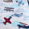 Chaud doux confortable dessin animé avion tissu brodé couette coton drap <span class=keywords><strong>de</strong></span> lit pour enfants drap <span class=keywords><strong>de</strong></span> lit ensemble <span class=keywords><strong>de</strong></span> literie - Product Image 3