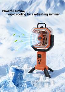 Ventilador Portátil Plegable de Mano con Humidificador, Batería de 20000 mAh, 4 Velocidades, para Acampar al Aire Libre - Product Image 4