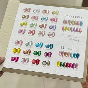 Vernis à ongles gel effet œil de chat super flash avec lampe UV LED, gel magnétique à retirer par trempage, gel à ongles pailleté pour kit de manucure en salon - Product Image 4