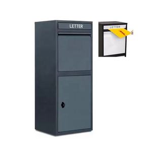 Boîte de dépôt de colis intelligente murale en acier, étanche, avec casier à colis et boîte aux lettres, personnalisation du châssis et du meuble - Product Image 3