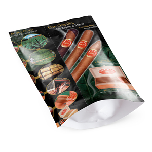 Gravure Printed Moisture Proof <b>Resealable</b> Stand up Zipper Pouch for Cigar Storage with Custom Color and Ziplock Closure - Product Image 2