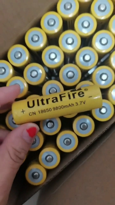 3.7v 18650 9800mah li-ion rechargeable battery yellow for flashlight torch High Quality 9800mAh 18650 Lithium Ion Batteries Rechargeable Battery for  Flashlight Torch