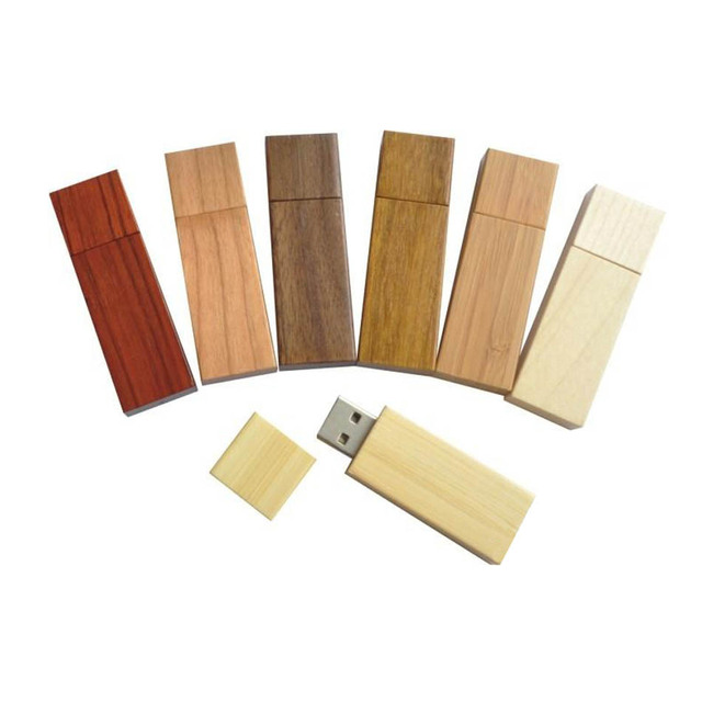Promotional Custom Logo Wooden Flash Memory USB 3.0 Flash Drive with Encryption 1-Year Warranty-USB Stick/Pen Drive