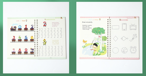 4 Uds. Libros Indonesia escritura a mano niños se hundieron cuaderno mágico reutilizable cuaderno de práctica de escritura en inglés - Product Image 6