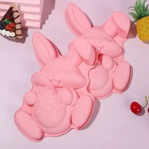 Moules en silicone en forme <span class=keywords><strong>de</strong></span> lapin <span class=keywords><strong>de</strong></span> Pâques <span class=keywords><strong>de</strong></span> grande taille <span class=keywords><strong>de</strong></span> qualité alimentaire moules en silicone populaires pour gâteau au <span class=keywords><strong>chocolat</strong></span> bricolage fait <span class=keywords><strong>maison</strong></span> - Product Image 6