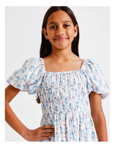 Vestido de Algodón para Niñas a la Moda, Ropa de Verano con Atractivo Diseño Decorativo, Material Transpirable, Perfecto para la Escuela de Juegos - Product Image 4