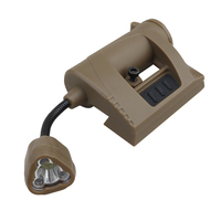 Lampe tactique MPLS 4 modes (vert, rouge, blanc, IR) pour casque – Idéale pour la survie et la chasse