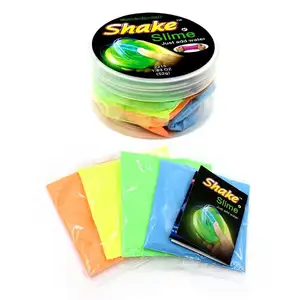 SISLAND hot sales DIY Shake Slime Crystal Slime Toy Glow in the Dark Slime 3D shaping mud decompression gift for kids