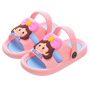 Summer New Children's Cartoon Slippers for Girls Soft Sole Non slip Indoor Boys' and Children's Sandals and Slippers - Product Image 1