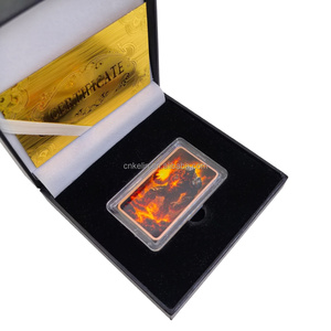 En stock – Lingot de cuivre fin .999 de 1 oz – Mystiques Gardiens du Feu – Art fantaisie – Pièce de collection - Product Image 2