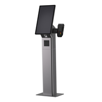 Kios Pembayaran Layanan Mandiri Layar Sentuh 21,5 Inci Printer Thermal, Desktop atau Berdiri di Lantai Sistem Operasi Windows/Android