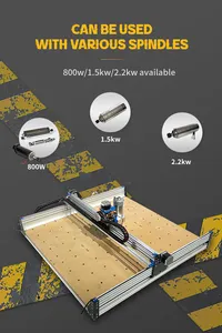 Grande Area 80*80cm fai da te 3 assi CNC 8080 fresatrice per incisore Router di legno con mandrino 800W per artigianato artistico