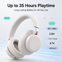 Casque de jeu avec micro, casque de jeu sans fil Bluetooth supra-auriculaire avec éclairage RGB pour PC et ordinateur portable