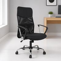 Chaise de bureau moderne Design ergonomique en maille avec confortable cuir plastique fer caractéristique tournante équipement exécutif