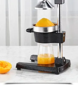 आसान आपरेशन लोहे का मार्गदर्शन हाथ Juicer सस्ते हाथ प्रेस फल Juicer के लिए होटल के बार