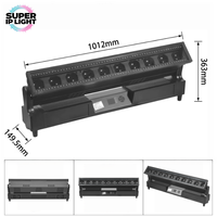 IP65 10*60W+120*1W RGBW 4IN1 3.5 ° -45 °   Barre de lumière LED à tête mobile avec contrôle de segment, faisceau, wash, stroboscope et pixel