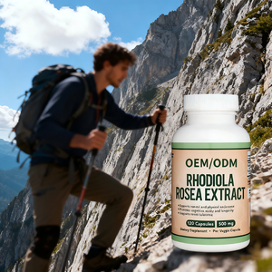 הקלה על עייפות & סיבולת תמיכה rhodiola 500 קפסולות טבעונית מ ג 120 כמוסות טבעוניות בספרת oem/odm שירות - Product Image 5