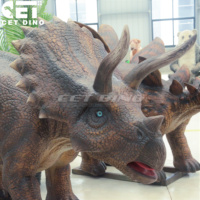 Dinozor Kostümleri Animatronik Model Triceratops Robotik Dinozor Gerçek Boyutta Animatronik Dinozor Simülasyonu Animatronik Modeller