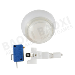 ปุ่มอาร์เคดเรืองแสงหลากสี ขนาด 60 มม. 70 มม. 81 มม. ทำจากพลาสติก สำหรับเครื่องคีบตุ๊กตาและอุปกรณ์เครื่องเล่นสนุก - Product Image 3