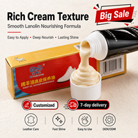 Baume de soin pour cuir à l'huile de mouton Jinyang 70g, séchage rapide à l'air, sans résidu collant, unisexe, toutes saisons