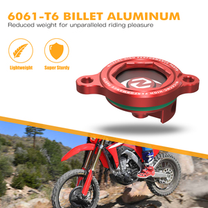 NICECNC Couvercle de filtre à huile moteur transparent pour <span class=keywords><strong>Honda</strong></span> CRF450R CRF450RX 2017-2024 <span class=keywords><strong>CRF450L</strong></span> 2019-2020 CRF250R 2019-2024 - Product Image 4